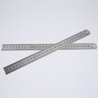 Règle en acier droite, règle à dessin en métal de qualité supérieure, personnalisée, 20 cm, 30 cm
