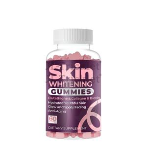 जूलूंग ओम/गंध प्रकृति चमक एल-ग्लूटाथियोन कोलेजन गुम्मस त्वचा को सफेद करने के लिए विटामिन सी गुम्मस - Product Image 1