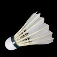 Volants de badminton en plumes d'oie de qualité supérieure LINGSHANG LS700
