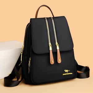 <span class=keywords><strong>Sac</strong></span> à dos <span class=keywords><strong>pour</strong></span> femme en nylon de haute qualité, couleur unie, imperméable, <span class=keywords><strong>sac</strong></span> de voyage de luxe, fermeture éclair, <span class=keywords><strong>sac</strong></span> à bandoulière décontracté <span class=keywords><strong>pour</strong></span> l'école, <span class=keywords><strong>pour</strong></span> filles - Product Image 4