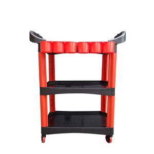 Carrito de <span class=keywords><strong>3</strong></span> capas con ruedas al por mayor: Almacenamiento de herramientas mecánicas y de belleza de coche-Taller/armario de garaje - Product Image 3