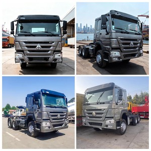 Nouveau tracteur routier diesel Howo 6x4 351-450 ch, norme d'émission Euro 3, conduite à gauche pour le transport portuaire - Product Image 2