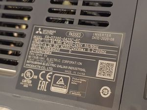 Variateur de fréquence série FR-D720S 0,75 kW 230 V AC FR-D720S-042SC-EC - Product Image 3