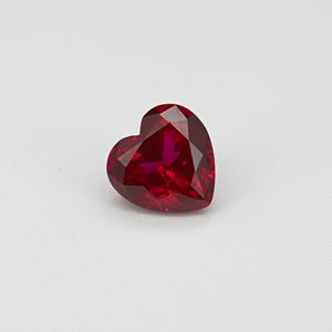 Đá quý HQ Gems màu xanh lam vàng hồng, sapphire nhân tạo, <span class=keywords><strong>ruby</strong></span> cắt hình trái tim theo phương pháp Flame, kích thước 3x3--12x12mm, corundum tổng hợp - Product Image 6