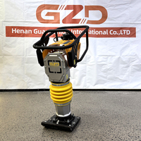 Fabricant OEM/ODM GZD, machine de compactage de chantier 220v 380v, compactage du sol, moteur électrique 3kW, compacteur à marteaux