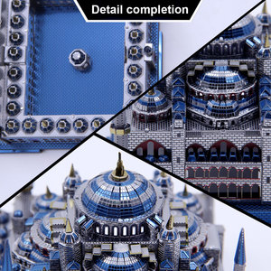 Adulto DIY regalo Sultan Ahmed Mezquita metal rompecabezas modelo 3D - Product Image 2
