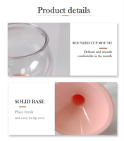 Gobelets de restaurant en gros, verres à vin personnalisés avec logo, verres à vin en plastique de forme ronde pour mariage, fête, événement, location, bar