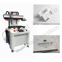 Máquina de impresión de carteles Máquina de serigrafía plana para papel, madera, vidrio, metal, impresora de pantalla plana semi sutomática