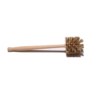 Biodegradable Tampico and Beech Palm Sisal <strong>Toilet</strong> <strong>Brush</strong> Household Kitchen <strong>Wooden</strong> Handle Bottle <strong>Brush</strong> Pot <strong>Brush</strong> - Product Image 4