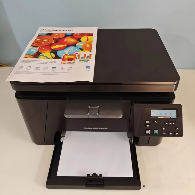 Used 90% New for HP LaserJet Pro MFP M176n Color Laser Fast Printing Speed A4 Multifunction Office Equipment