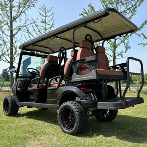 In Stock New Product Explosion Hunting Popular Cheap Electric Golf Carts 6 Seats Electric Vehicle