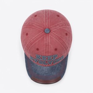 Wholesale Custom Logo Applique Hand Embroidery Letter Baseball Cap Structured 6-Panel Breathable <b>Waterproof</b> Unisex Sport <b>Hat</b> - Product Image 5