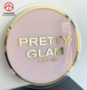 Insegna Aziendale Personalizzata in Acrilico con Logo Fluttuante da Parete per Ufficio, Insegna da Parete per Ufficio, Targa per Vetrina - Product Image 5