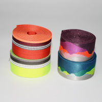 Ruban Jacquard Coloré Personnalisé en Usine, en Nylon et Polyester, Sergé Élastique pour Sac Bandoulière, Ceinture et Sangle de Chaussure