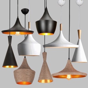 โคมไฟห้อยเพดานสไตล์มินิมอล นอร์ดิก ขั้วหลอด E27 LED หัวเดียว สำหรับร้านอาหาร บาร์ - Product Image 1