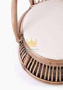 Silla para niños hecha a mano de bambú tejido ecológico y Ratán, perfecta para habitaciones infantiles con diseño sostenible - Product Image 3