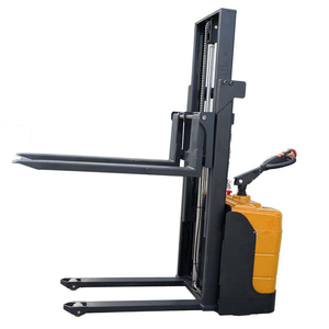 Electric <strong>Stacker</strong> Truck Manufacturer Direct Sales 1.5T 2T Fork Lifts Electric <strong>Stacker</strong> Pallet Stand-on Walking Lift Forks