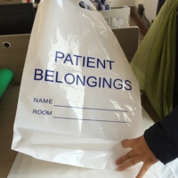Le patient appartient au rapport d'examen à l'hôpital sacs d'emballage blancs CT sac en plastique pour rayons X de pharmacie
