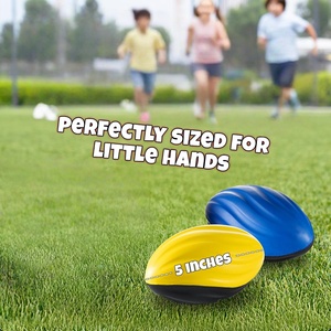 High Quality Wholesale Custom Promotional Anti-Stress <b>Squeeze</b> Toys PU Foam American Football Shaped 11.5cm Custom Logo - Product Image 2