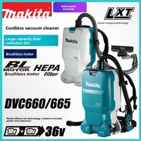 Aspirateur à dos sans fil Makita DVC660ZX4, sans balais, pour hôtel et avion