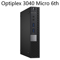 Mini-ordinateur de bureau Barebone Tiny Optiplex 3040 6e génération, propre, sans rayures, grade A, testé et fonctionnel