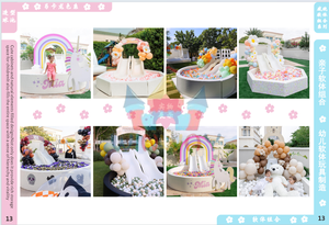 Trong Nhà Mềm Sân Chơi Bóng Hồ Bơi Đường Hầm Kết Hợp Thiết Bị Ngoài Trời Cho Thuê Trẻ Em Bị Trả Lại Nhà Bên Mềm Chơi Leo Lên - Product Image 6