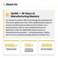 Ordinateurs portables professionnels à écran tactile interactif FHD de 15,6 pouces, vente en gros OEM/ODM E160U Win10/11, processeur Intel Core I5 6200U, haute vitesse
