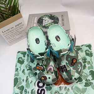 Sandales d'été unisexes Cro Cro Beep, motif camouflage singe, respirantes, semelle souple en EVA, imprimées en relief, promotionnelles - Product Image 2
