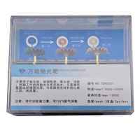 Kit de Fresas Universales para Pulido Dental STRONGDRILL, Acero Inoxidable, Grano 3000/1000, No Requiere Compuesto de Pulido, Acabado Espejo