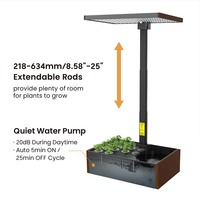 Système de culture hydroponique intelligent pour jardin d'intérieur HGS02-1CB, kit de germination de plantes, lampe de croissance LED pour herbes aromatiques sur comptoir, système aéroponique