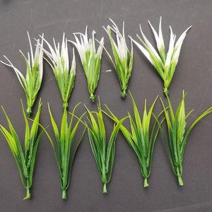 Plante aquatique artificielle Wen Hope, herbe de printemps, 10 cm et moins, ornement en plastique vert et blanc pour la décoration de la maison et du bureau - Product Image 4