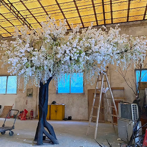 Bgh Ngoài Trời Tùy Chỉnh Ft Lớn Giả Lớn Cây Cao Nhân Tạo Giả Hoa Anh Đào Cây Kẹo Cao Su Cây Cho Vườn Nhà Hàng Trang Trí - Product Image 1