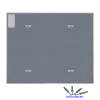 Termostato Digital LED Programable de Pared con Panel IR para Calefacción, Control Remoto WIFI, Calefactor de Habitación de Cristal de Carbono C040 400 W