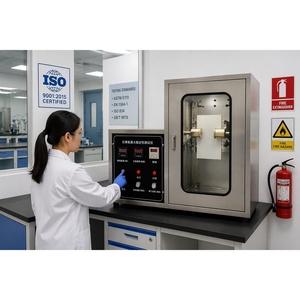 เครื่องทดสอบความทนไฟของแผ่นยิปซัม ISO 6308 GB/T 9775 แบบหัวเผาคู่พร้อมระบบจุดไฟอัตโนมัติ - Product Image 2