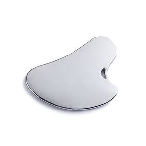 Herramienta de Masaje GuaSha de Metal con Forma Irregular para Cara, Cuello y Cuerpo, con Logotipo Personalizado, en Oferta - Product Image 1
