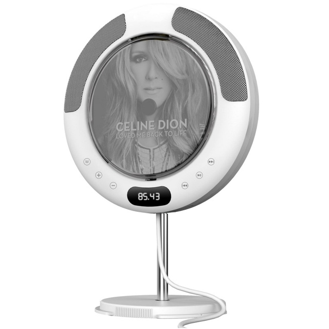 Wall-mounted BT Wireless CD Player Portable Remote Control Audio Rechargeable Music Album Player With Speakers