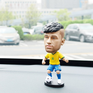<strong>2026</strong> Resin Craft Figures 3D Football <strong>Basketball</strong> Star Bobble Head Doll Statues Souvenir Gift Bobblehead Car Decor - Product Image 5