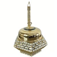 Plat à réchaud suspendu en acier inoxydable doré 8L avec couvercle, décor diamant, chauffe-plats pour buffet, idéal pour hôtels, mariages, banquets et traiteurs