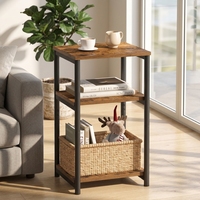 Table basse convertible moderne avec pieds en bois et design fenêtre française pour salon