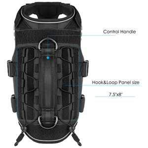 สายรัดอกสุนัขแบบปรับได้ ไม่รัดคอ สำหรับล่าสัตว์  แบบยุทธวิธีกลางแจ้ง พร้อมโลโก้สั่งทำพิเศษ เพื่อความปลอดภัยของสุนัข - Product Image 3