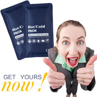 Vente chaude en gros d'usine, pack de gel réutilisable chaud et froid personnalisé pour les blessures, les douleurs articulaires, les douleurs musculaires