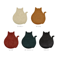 Tapis de souris en forme de chat en cuir Pu tapis de souris de bureau mignon tapis de souris de jeu pour ordinateur portable pour une utilisation de bureau