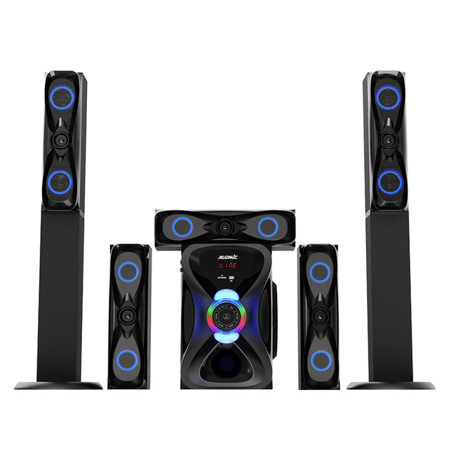 5.1ch Hifi Audio Big Tower Movie Surround Sound Speaker Wood Home Theatre Theater Sound System