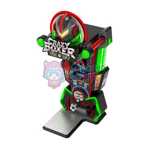 Machine de jeu de boxe et de <span class=keywords><strong>kick</strong></span> colorée Parkl <span class=keywords><strong>Crazy</strong></span> Boxing pour un joueur, fonctionnant avec des pièces de monnaie - Product Image 3
