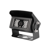 Caméra de recul infrarouge LED AHD 1080P IP69K (30 LED) pour camion, chariot élévateur, camping-car, autocar, tracteur