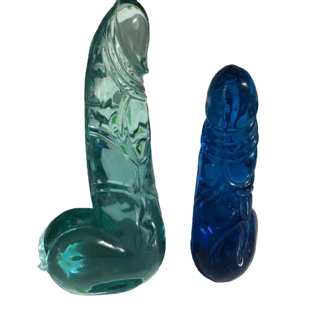 Hot sale natural hand made polished stone crystal quartz glass dildo crystal penis bonartsurprise