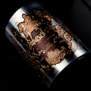 Marchio di lusso personalizzato etichetta di vino in metallo goffrato in oro foglio di alluminio vino rosso whisky etichette in metallo adesivi per la bottiglia di imballaggio - Product Image 2