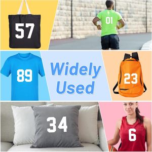 33 Pcs <strong>Iron</strong> <strong>on</strong> Numbers for Clothing 8 Inch Heat <strong>Transfer</strong> 0 to 9 Jersey Large <strong>Iron</strong> <strong>on</strong> Numbers for Jersey White <strong>Iron</strong> Number - Product Image 6