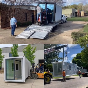 สไตล์เรียบง่าย1-4ห้องนอนบ้านพับขยายสำเร็จรูปเหมาะสำหรับการใช้ชีวิตด้วยตัวเองหรือเช่าโรงแรม - Product Image 2