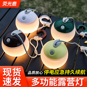Camping <b>Lantern</b> Led Usb Rechargeable Portable Outdoor Light Hanging <b>Lamp</b> For Tent With Adjustable Length - Product Image 5